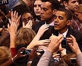 Obama in Hartford, Connecticut