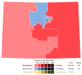 United States House of Representatives Election (Colorado) - Winning party vote by district