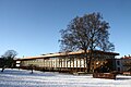 Linköping public library (built 2000), from south-east, in the winter