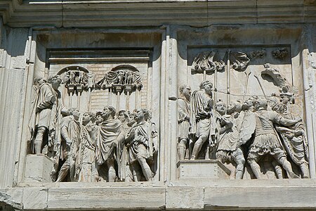 Arch of Constantine, detail