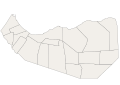 Blank districts map of Somaliland