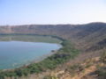 लोणार विवरातील तळे, बुलढाणा जिल्हा Lake at Lonar crater, Buldhana district