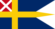 The Common State and War Flag of Sweden and Norway from 1815 to 1844.