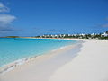 The beach at the Cap Juluca resort on Maundays Bay