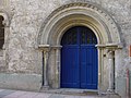 Porte de la chapelle Vaucelette, refuge de l'abbaye de Vaucelles