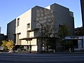 The Central Library building of the Atlanta-Fulton Public Library System, One Margaret Mitchell Square, Atlanta, Georgia, USA. It opened to the public in 1982