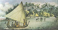 The Krusenstern Islands (today Tikehau) as seen by Louis Choris in 1816.