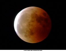 Lunar Eclipse viewed from Huddersfield UK - 2007-03-04 00:01am