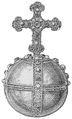Imperial Orb (German: Reichsapfel = "imperial apple") of the Holy Roman Empire of GermanNation