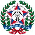 Coat of Arms of Minas Gerais' State, Brazil