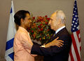 with Condoleezza Rice