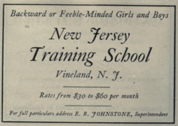 New Jersey Training School ("American medical directory", 1906 advert).png