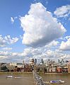 Clouds over St. Paul's Cathedral & Millennium Bridge, London