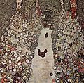 Gustav Klimt. Garden with Roosters.