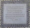 Memorial plaque, Mannheimer Straße 27, Berlin-Wilmersdorf