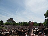 Rally in Portland, Oregon that drew 75,000 people, May 18, 2008