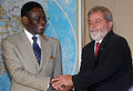 Teodoro Obiang with Lula da Silva, original version