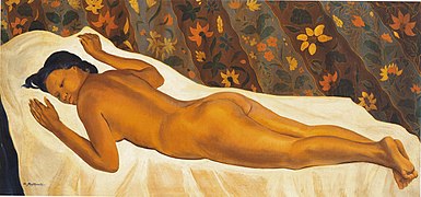 Czelaw Mystkowski - Reclining Nude