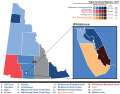 Yukon general election 1978 - Winning party vote by riding