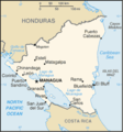 CIA map of Nicaragua