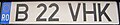 EU plate