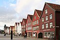 Bryggen in Bergen from 1702