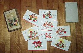 Cartes de Noel avec dessins de (Norman Rockwell) - panoramio.jpg