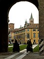 Palazzo di Riserva viewed from Palazzo della Pilotta