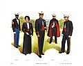 Plate V: Evening Dress Uniforms, U.S. Marine Corps Uniforms 1983 (1984), by Donna J. Neary.