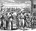 1637 - Pères Trinitaires rachetant aux Turcs des esclaves chrétiens