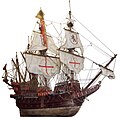 Spanish Galleon, wooden model