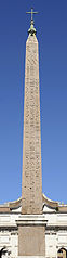 The obelisk of Augustus, now on the Piazza del Popolo