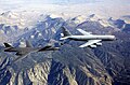 B-1B Lancer is refuled by KC-135R Stratotanker