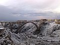 Catanzaro, Ponte Morandi dopo nevicata 2010