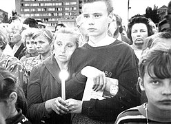 Event in Panevėžys on the day of the Baltic Way.jpeg