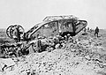 Mark I "male" tank during the Battle of the Somme