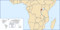 Situation du Rwanda Location map of Rwanda