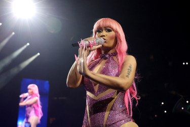 Nicki Minaj performs onstage during her Pink Friday 2 World Tour at Madison Square Garden on March 30, 2024 in New York City.