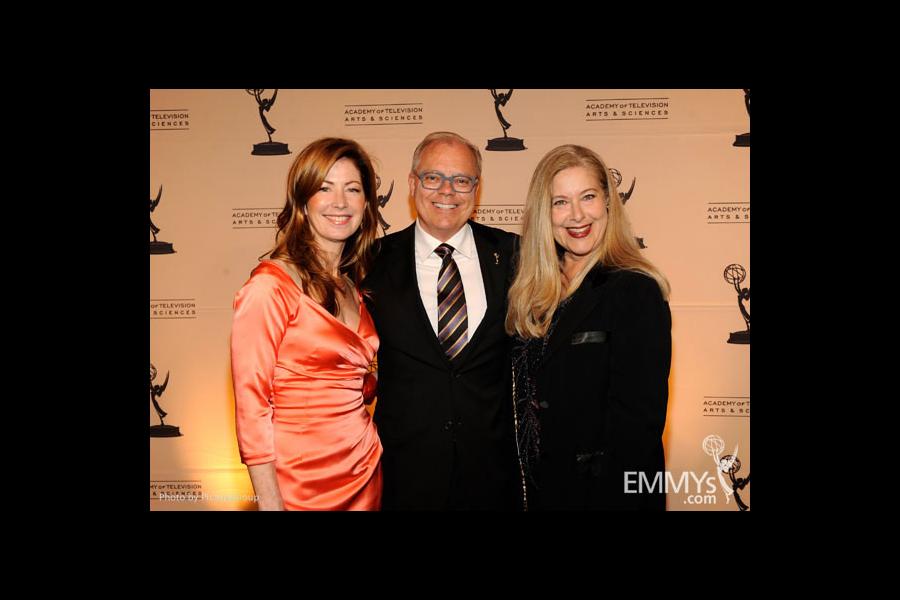 Dana Delany, John Shaffner and Lynn Roth at the Fourth Annual Television Academy Honors
