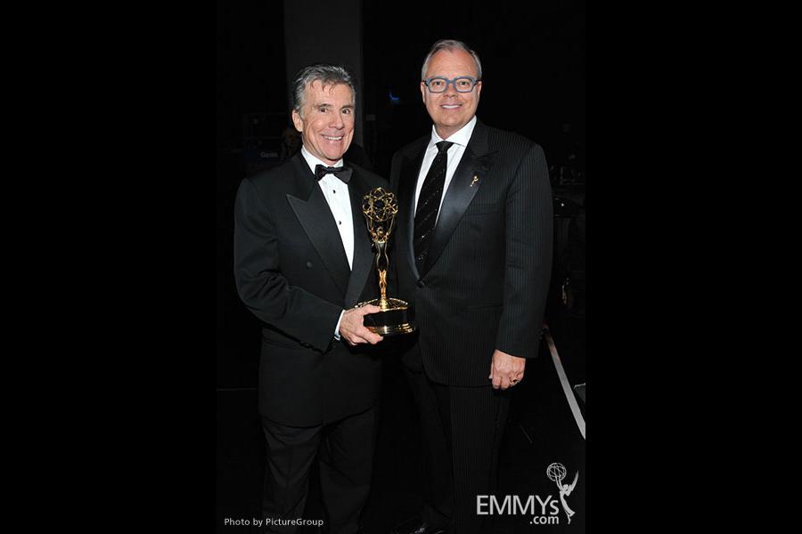 (L-R) John Walsh and John Shaffner at the Academy of Television Arts and Sciences 2011 Primetime Creative Arts Emmys