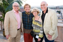 John Shaffner and guests at the Art Directors/Set Decorators Nominee Reception in Beverly Hills, California.