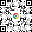 用於在行動裝置上下載 Chrome 瀏覽器的 QR 圖碼