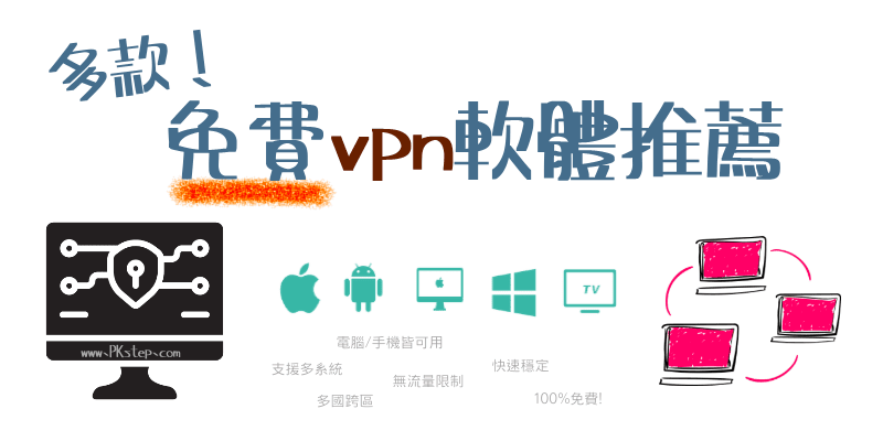 免費的VPN軟體推薦""