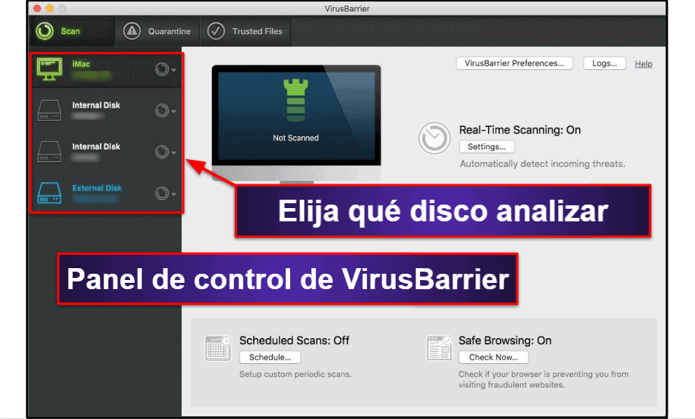 Características de Seguridad de Intego