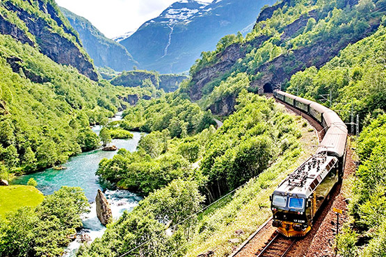 挪威縮影景觀火車
