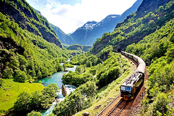 挪威縮影景觀火車