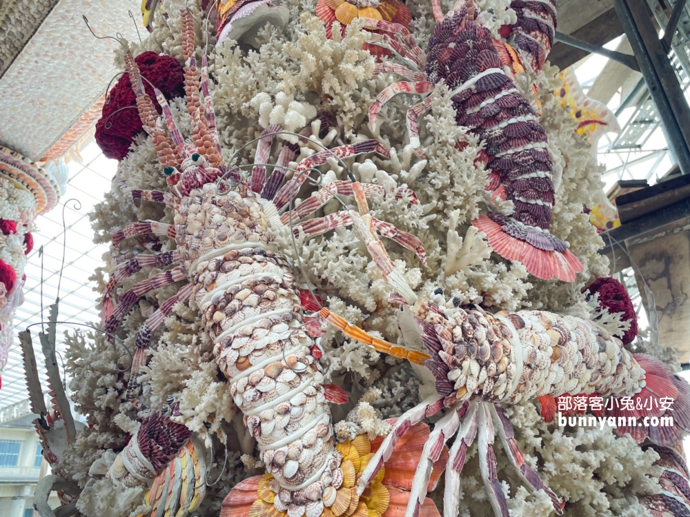 石門珊瑚貝殼廟海底龍宮，富福頂山寺全新超大貝殼廟開放