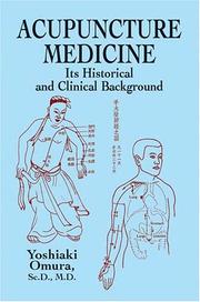 Cover of: Acupuncture Medicine by Yoshiaki Omura