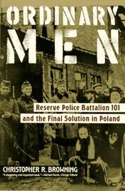 Cover of: Ordinary Men by Christopher R. Browning