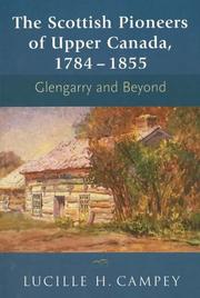 Cover of: Scottish Pioneers of Upper Canada 1784 - by Lucille H Campey        